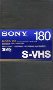  SONY MQSE-180 S-VHS c 
