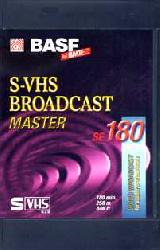  BASF S-VHS Broadcast Master se180  
